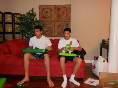 A.J.  and Trey Christmas  2012