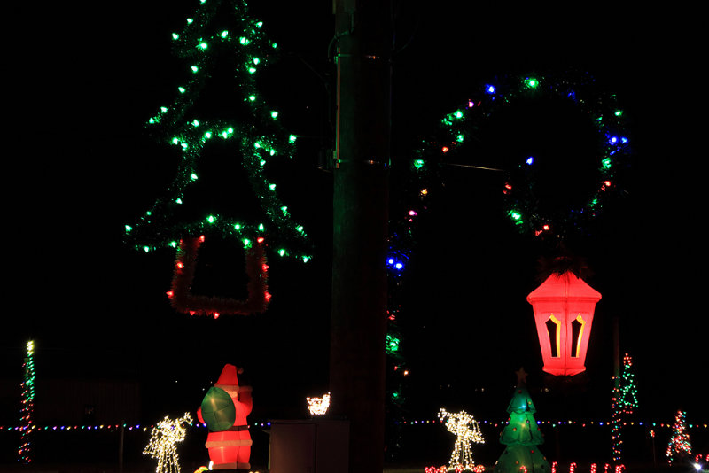 The Brandenburg-James Christmas light display 2012
