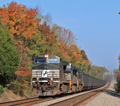 Southbound 704, with another load of Indiana coal at Gradison 