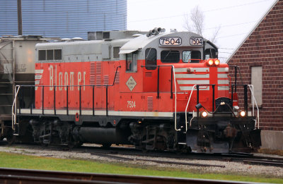 Bloomer Line 7504 at Sibley IL 