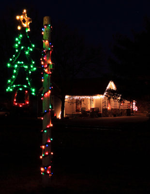 The Brandenburg-James Christmas light display 2012