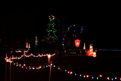 The Brandenburg-James Christmas light display 2012