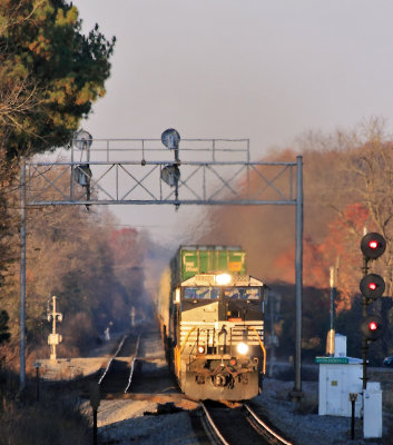 Sweet light and big glass make NS 215 almost look like a mirage at South Evensville 