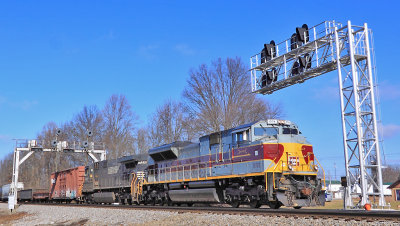 NS 117 with the old and new signals at Cumberland Chair 