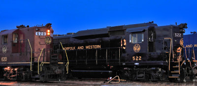 A pair of N&W EMD vet's together again