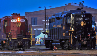 A pair of N&W EMD vet's together again 