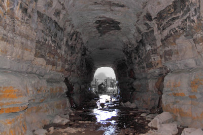 Standing in the present, with a view of the past. A composite view of 2 images taken 80 years apart 