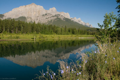 East End of Rundle from Quarry Lake