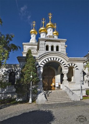 Russian Church near Genevas old town