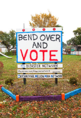 Bend over and vote