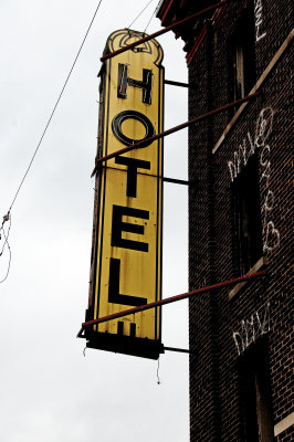 Hotel sign