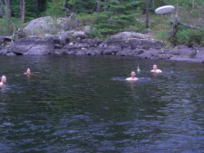 Day 4:  Lower Basswood Falls Swimming