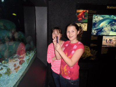 The girls had fun snapping pictures with their new ipods