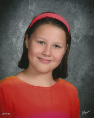 Reagan 4th grade school picture