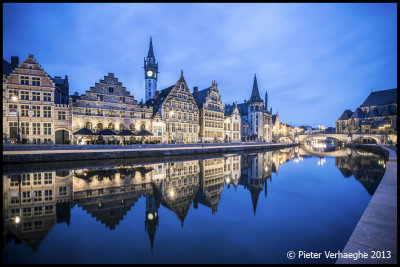 Graslei Ghent Belgium