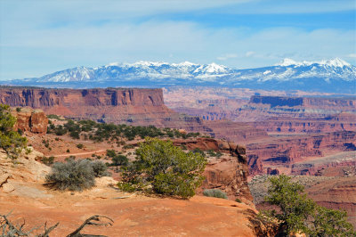 Dead Horse Point and La Sal Mountains