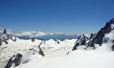 Mont Blanc  L'Aiguille du Midi Chamonix France 2011