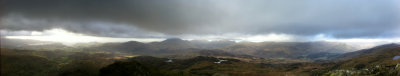 View from the top of Cnicht, North Wales