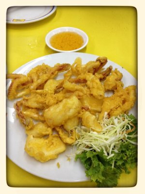 Fried Squid at Chinatown