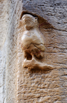 Dijon: Owl on Outer Wall of Notre Dame