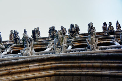 Dijon: Gargoyles on Outside of Notre Dame