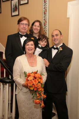 Jerry and Bernice with Joel Bloom and Liz King and son