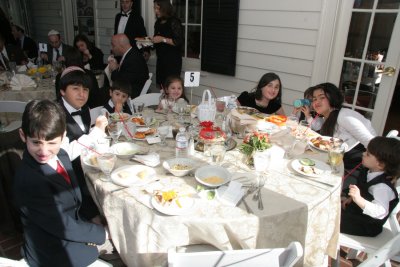 The grand-kids table