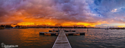 Boat Dock Sunset