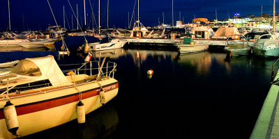 Harbour at night, Puerto Banus