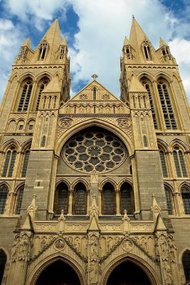 Twin towers, Truro Cathedral, Cornwall