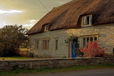Thatched house, Muchelney Ham, Somerset