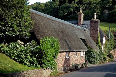 Thatched house, Dunster, Somerset