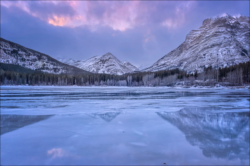 Sunrise Ice Reflections