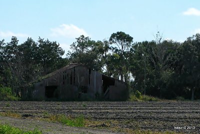 OLD BARN IN POTATO FARM