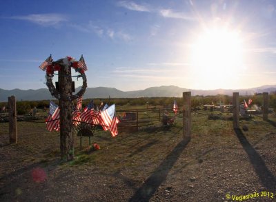 Sandy Valley Cemetery Veteran Day 2012