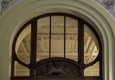 Hungarian Central Bank, side window