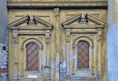 Door with character(s)