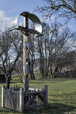 Roadside crucifix, Lendvadedes, Western Transdanubia