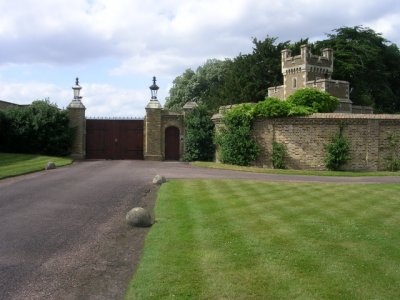 Back gate of Windsor castle