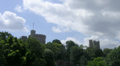 Windsor castle from the bus