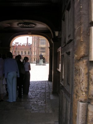 Entrance to a courtyard in Eton College