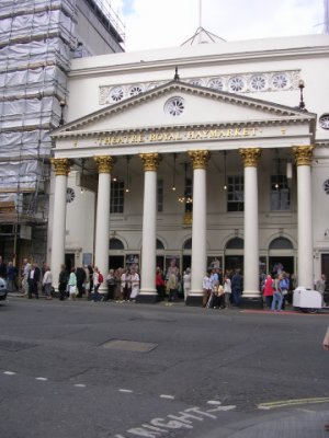 Haymarket Theatre where I saw Judi Dench in Hay Fever