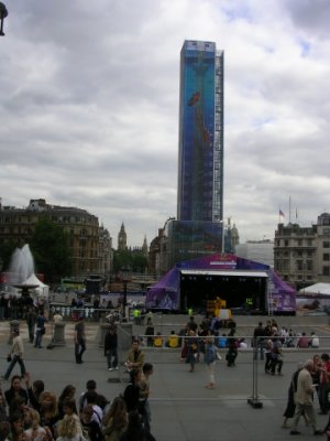 Lord Nelson's Column in Trafalgar Square