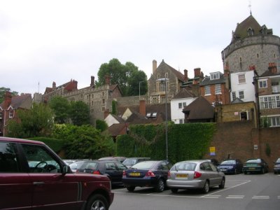 The castle from the car park