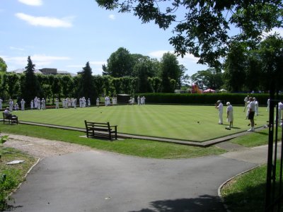 Lawn bowling on Saturday afternoon