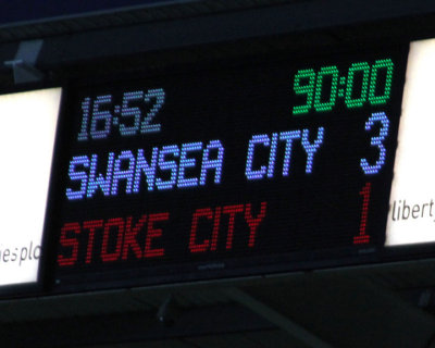 Swansea City v Stoke January 2013