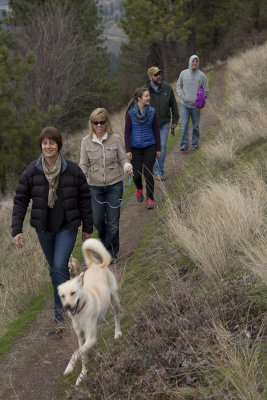 Bluff hikers