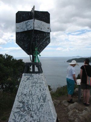 Checking out the view from Paku Hill