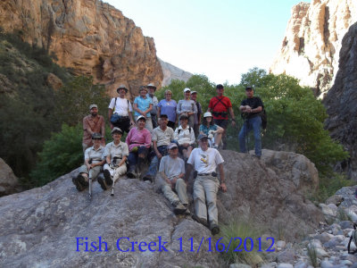Fish Creek Canyon 11/16/2012