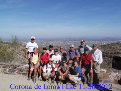 Corona de Loma Trail 11/30/2012